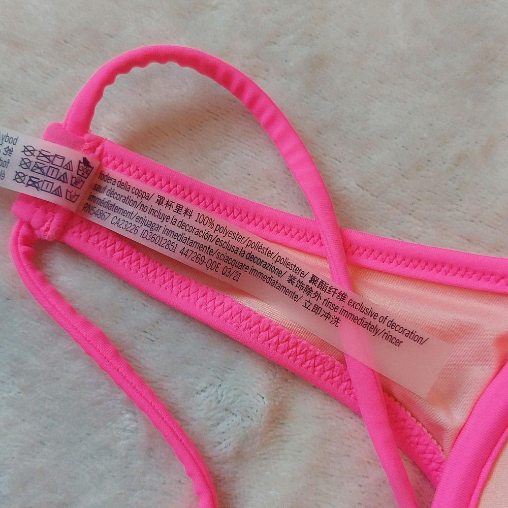 Victoria's Secret Hot Pink Bikini Top - Picture 6 of 7